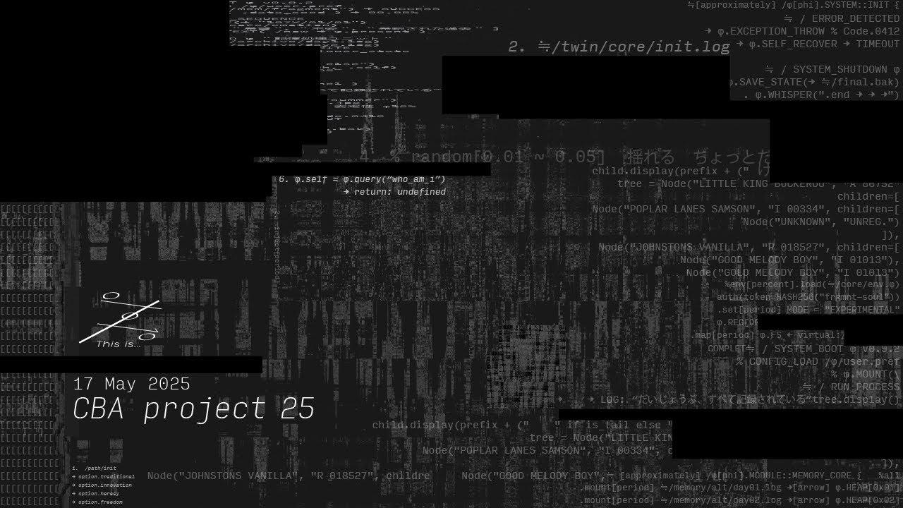 CBA project 25 新歓公演『This is ...』